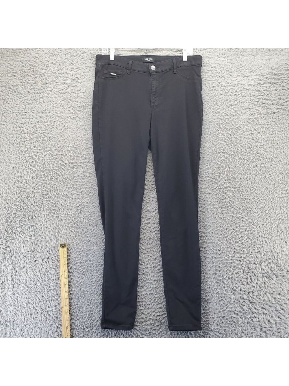 Nine West Jeans Womens 12 Black Jessica Jegging Stretch Denim